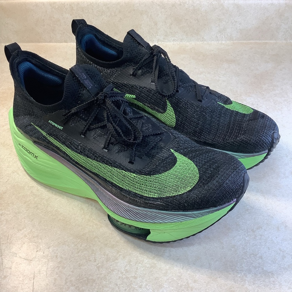 Nike Air Zoom Alphafly Next% 'Lime Blast' Marathon Running Shoes Size 12.5